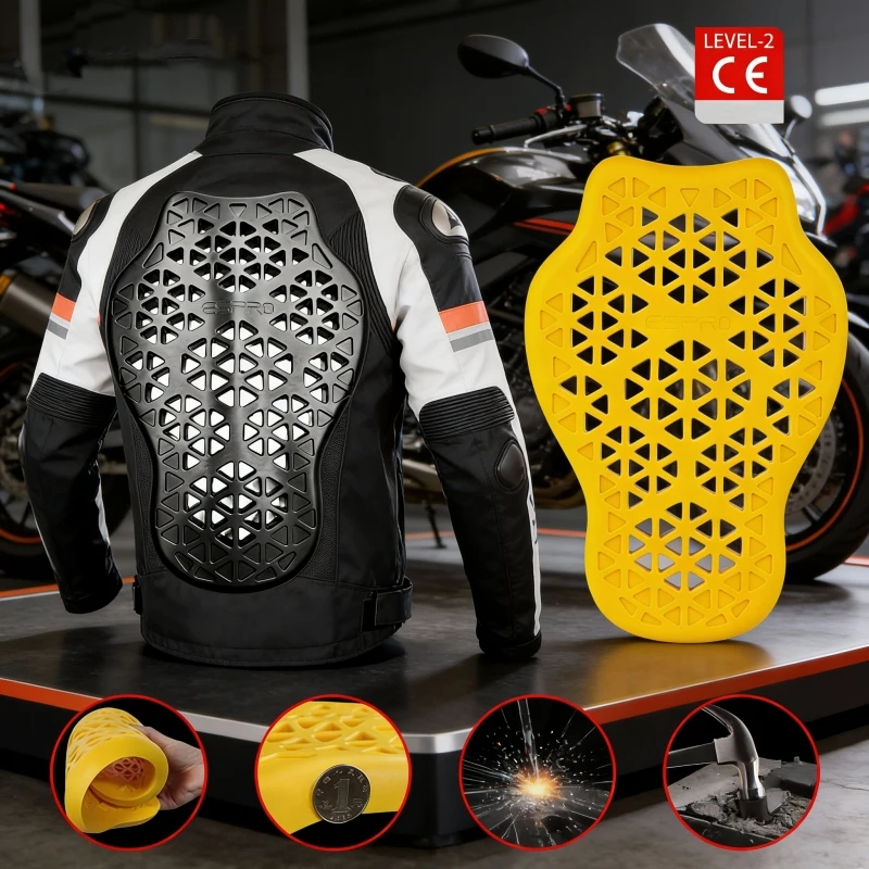 Shoulder Pad Set In - مجموعة معدات حماية للدراجات النارية: واقيات