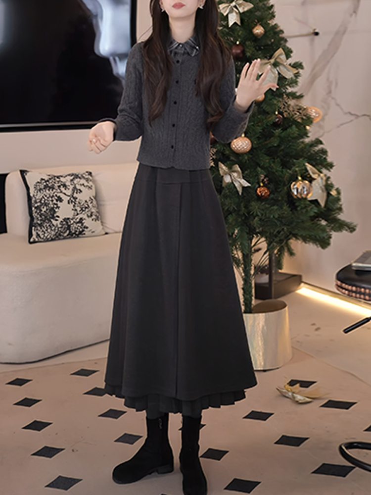 طقم نسائي شتوي عصري مكون من قط - مراجعة Fabric Weight Set وسعره