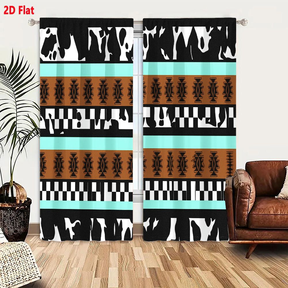 قطعتان من الستائر بنمط هندسي ت - مراجعة Century Textile & Sewing Supply Reviews وسعره