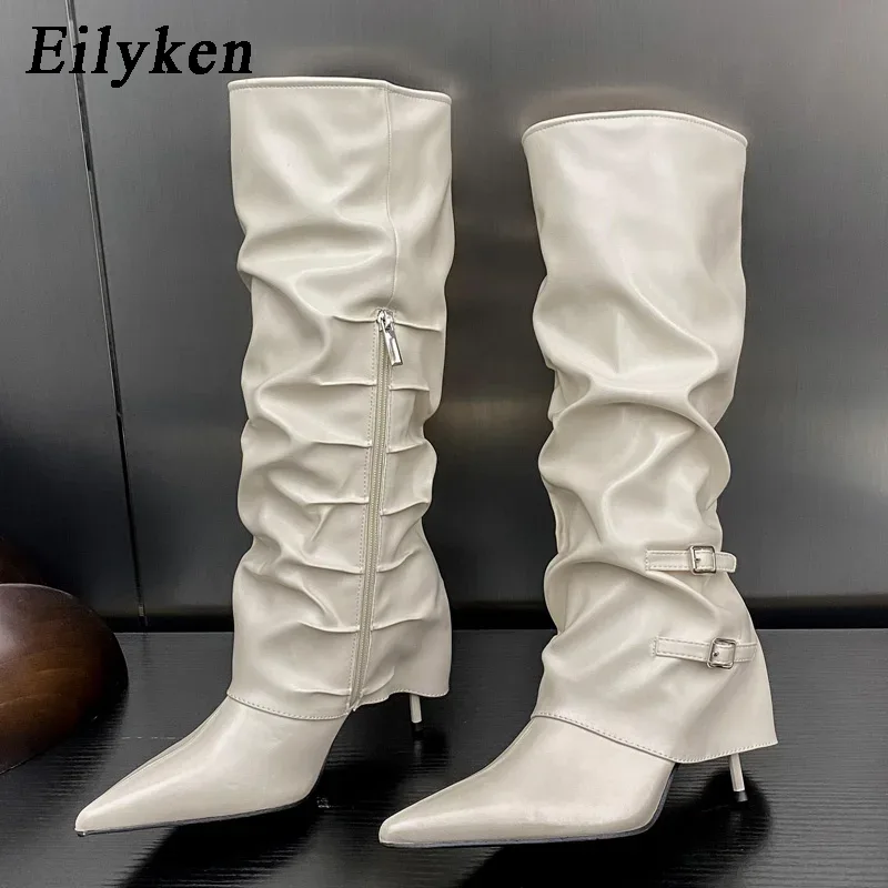 أحذية نسائية طويلة للركبة من E - مراجعة Sewing Zipper وسعره
