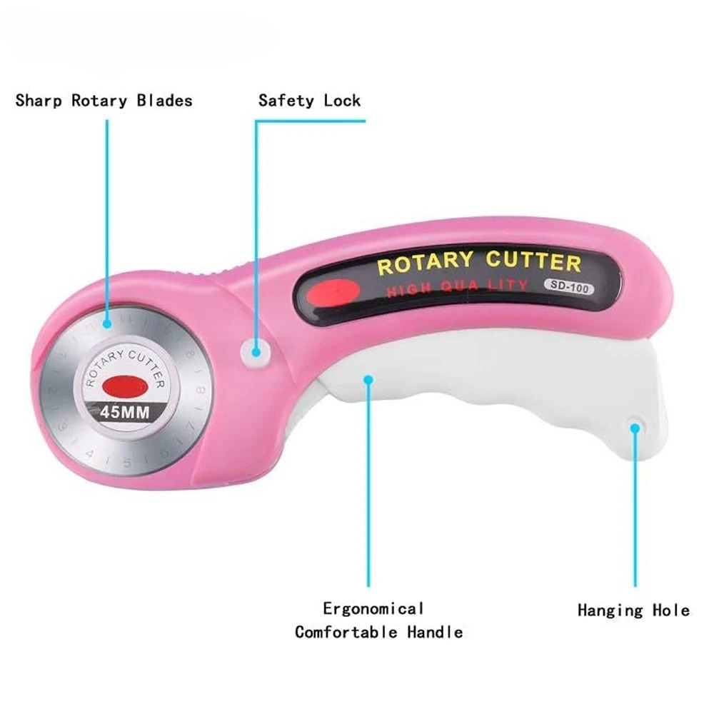 قاطع دوار 5 مم مع 5 شفرات بديل - مراجعة Rotary Cutter Fabric وسعره