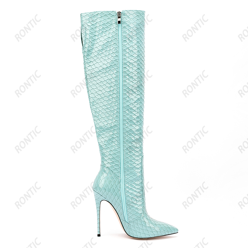 Rontic النساء الشتاء حذاء برقب - مراجعة Sewing Zipper وسعره